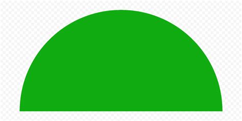 Free Green Half Semi Circle Png