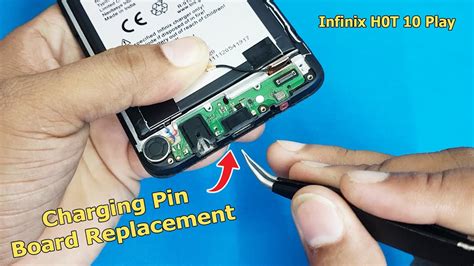 Mobile Charging Pin Board Replacement Infinix Hot Play Charging Problem Infinix SUB Board