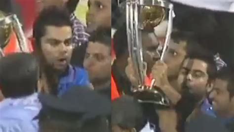 Virat Kohli Suresh Raina Deliberately Hit Old Man On Head With World