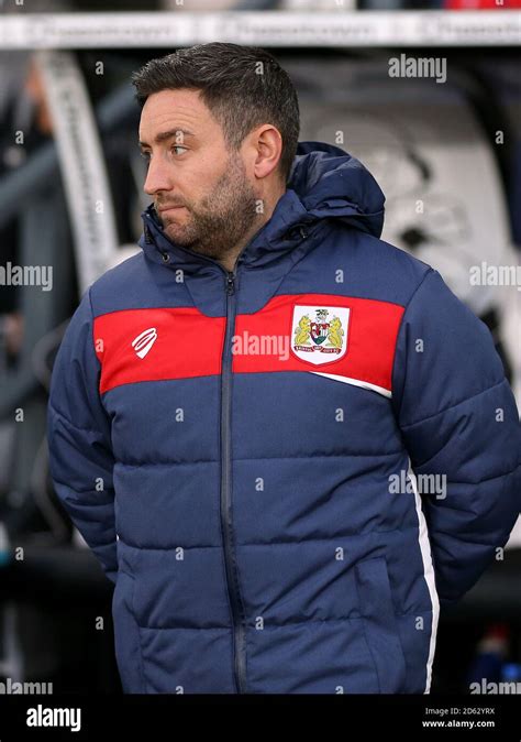 Bristol City Manager Lee Johnson Stock Photo Alamy