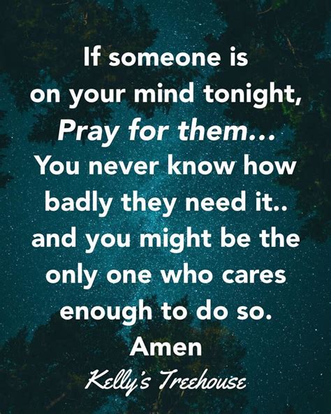 If Someone Is On Your Mind Tonight, Pray For Them Pictures, Photos, and ...