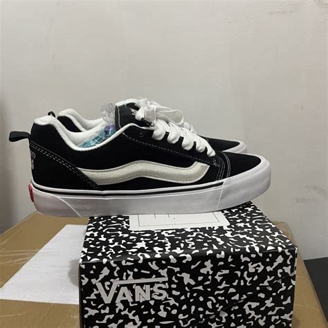 Vans Vault X Potato Imran Knu Skool`black White ชายและหญิง Yu Shopee Thailand