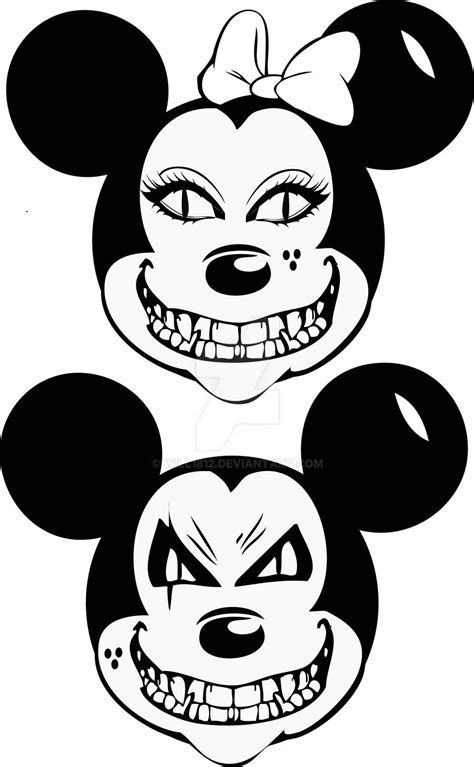 evil mickey and mini by Will1812 on DeviantArt