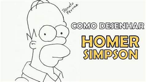 Como Desenhar HOMER SIMPSON YouTube