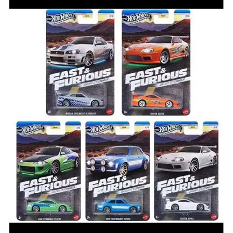 Hot Wheels Fast Furious Brian O Conner Silver Series Shopee Malaysia