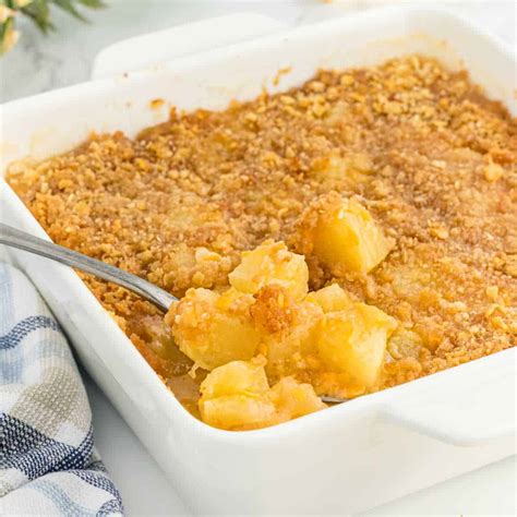 Paula Deen Pineapple Casserole Recipe - Eatingonadime.com