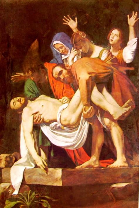 La Deposizione Nel Sepolcro Pinacoteca Vaticana Di Caravaggio