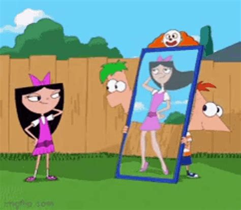 Phineas And Ferb Isabella GIF - Phineas And Ferb Isabella Mirror ...