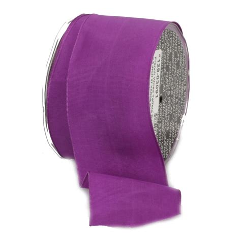 The Ribbon People Orchid Purple Solid Wired Craft Ribbon X