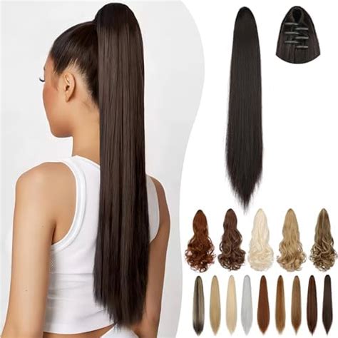 Amazon Cephermer Ponytail Extension Claw Long Curly Wavy