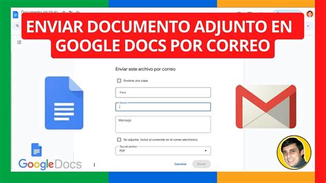 Cómo ENVIAR un DOCUMENTO ADJUNTO por CORREO desde GOOGLE DOCS YouTube