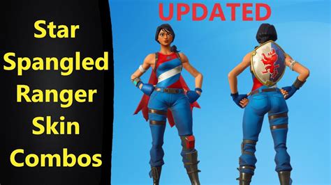 Updated Star Spangled Ranger Skin Combos In Fortnite Youtube