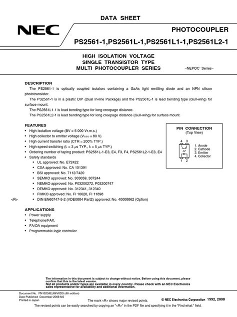 Nec 2561 | PDF | Electricity | Electronics