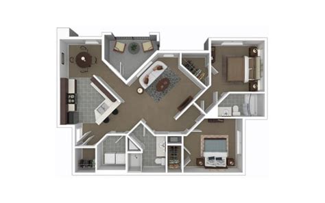 Floor Plans of Cascades at Northlake Apartments in Charlotte, NC