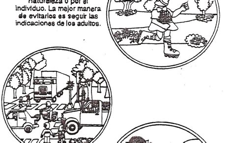 Pinto Dibujos Evitar Accidentes Para Colorear