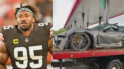 Browns Myles Garrett Discharged From Hospital Following Crash