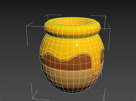 Honey Jar 3d Model 23 Obj Max Fbx Free3d