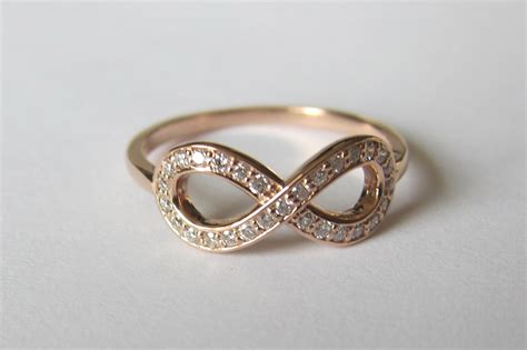 Yellow Gold And Diamond Infinity Wedding Ring