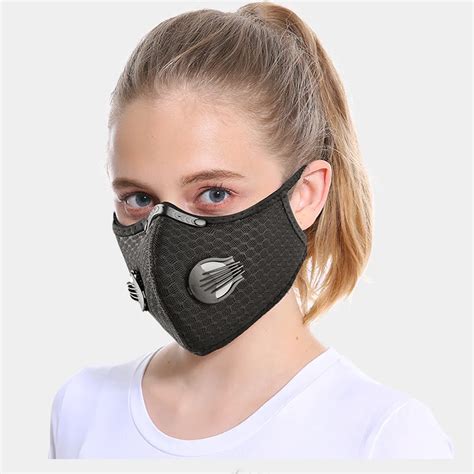 Activated Carbon Riding Mask Outdoor Running Anti Fog Haze Men And