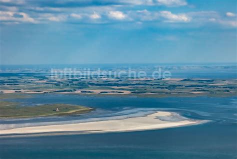 Westerhever Aus Der Vogelperspektive K Sten Landschaft Und Sandbank