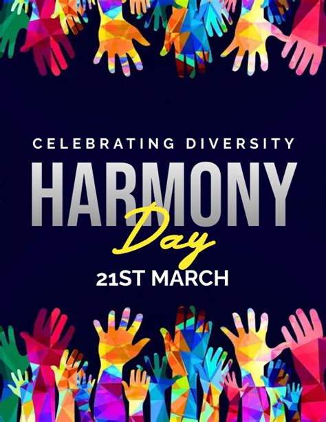 Copy Of Harmony Day Poster Postermywall