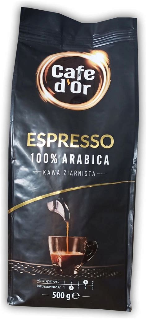 Kawa Arabica Kawa Ziarnista Cafe D Or Espresso G Ceny I Opinie