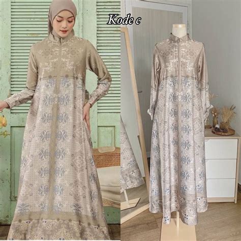 Jual Gamis Aurora M L XL XXL JUMBO Gamis Kondangan Gamis Seragam Pesta