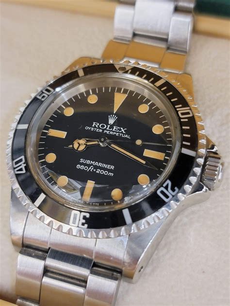 Rolex Submariner James Bond Model Ref 5513 Vintage C 1978 60k