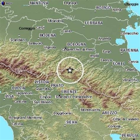 Scossa Di Terremoto Tra Firenze E Bologna Terremoti Nel Mondo