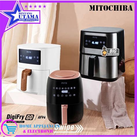 Jual Air Fryer Mito Mitochiba Af Af Af Digital Air Fryer