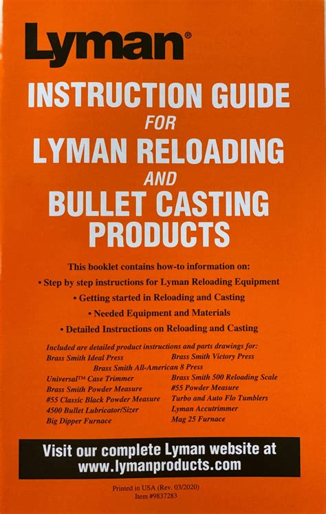 Lyman Cast Bullet Handbook 8