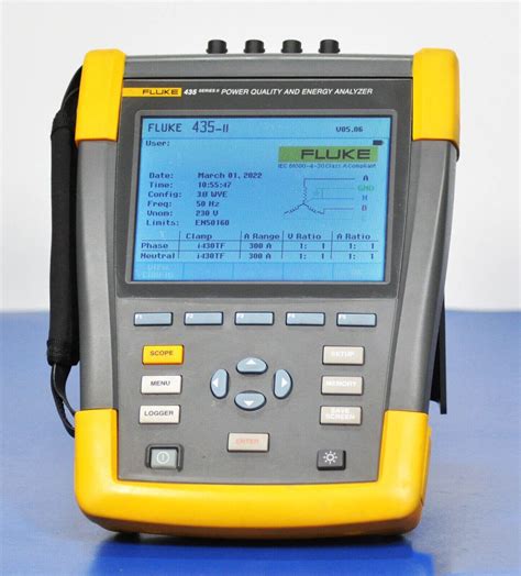 For Fluke Ii Power Quality Energy Analyzer Nist Calibrated Pqa