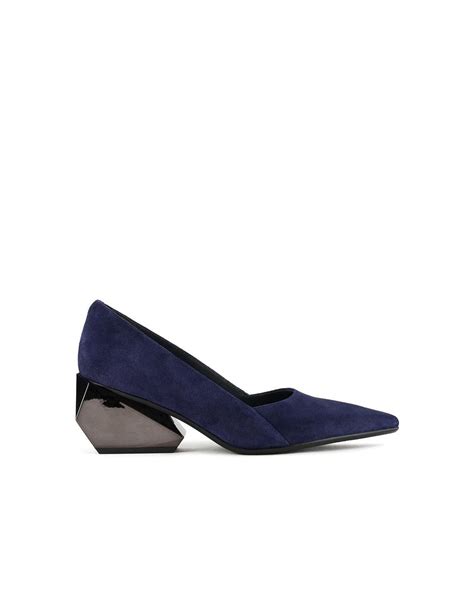 United Nude Ricky Pump Mid In Blue Lyst Uk