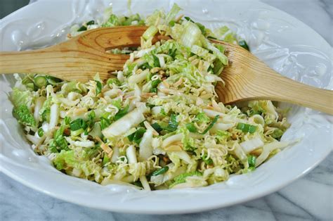 Napa Cabbage Salad With Toasted Almonds Recipe Napa Cabbage Salad