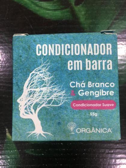 Condicionador em barra Chá Branco e Gengibre Orgânica Condicionador