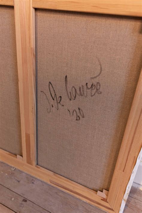 Jan De Lauré Oil on canvas portrait painting of a naked girl standing For Sale at stDibs