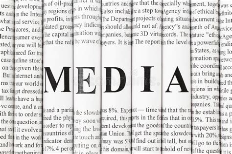 Concept Of Mass Media Print Media And Publishing Stock Illustration Illustration Of Periodic