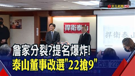 泰山董事改選變3派陣營！詹家又分裂？成龍邦助力？專家分析搶當關鍵人｜非凡財經新聞｜20230217 Youtube