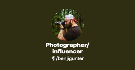 Photographer Influencer Instagram Facebook TikTok Linktree