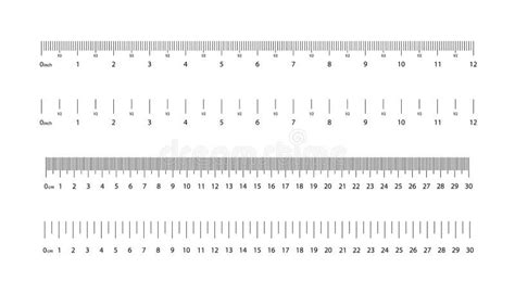 Régua Cm E Polegada Medida Na Escala Do Centímetro E Polegadas