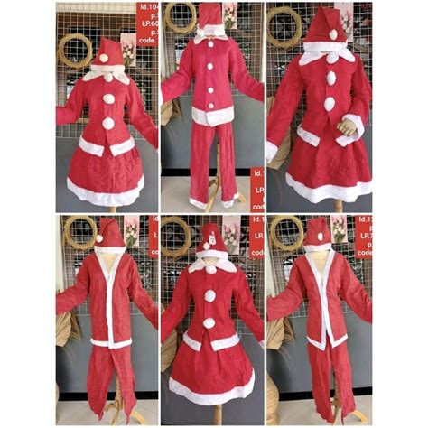 Jual Kostum Natal Baju Santa Jubah Premium Santa Clause Bayi Kostum