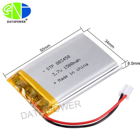 Dtp Kc Ce Rohs Approved Lipo Batteries V Mah Li Polymer Battery