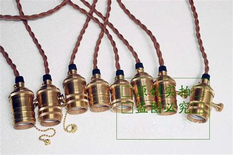 Vintage Light Bulb Pendant Light Kit DIY Accessories Fashion Edison ...