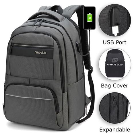 Promo Tas Ransel Laptop Navy Club Cei Usb Port Tas Pria Backpack