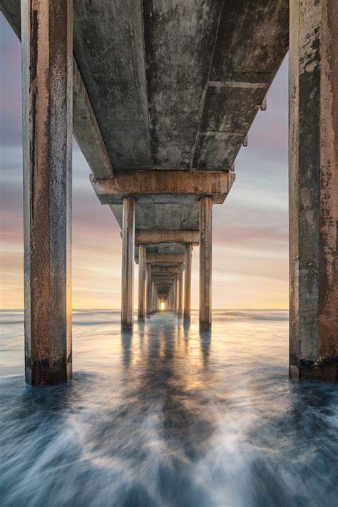 The Surge Scripps Pier La Jolla Limited Edition Fine Art