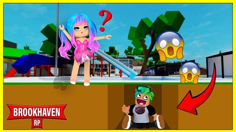 Yer Altinda Efsane SaklambaÇ 😱 Roblox Brookhaven🏠rp KÜbra Nİsa Han