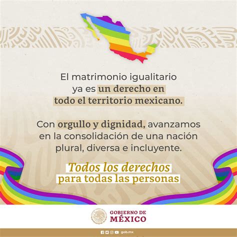 Gobierno De M Xico On Twitter El Matrimonioigualitario Ya Es Un