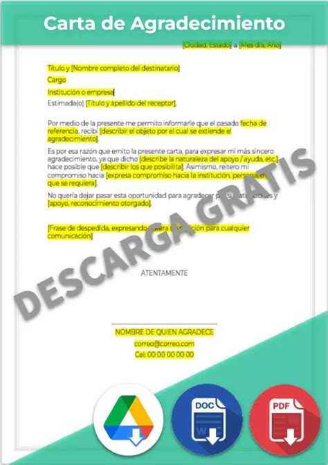 Formatos De Cartas Word Pdf Canva Descarga Gratis