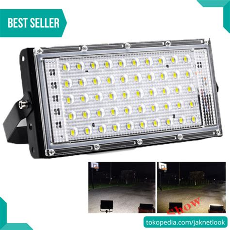 Jual Lampu Sorot Taman Lapangan Voli Badminton Flood Light 4500 Lumens