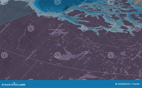 Northwest Territories Extruded Canada Stereographic Administrative